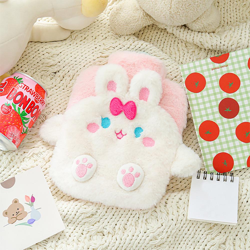 

Мила Мультяшна Рука По Пляшка для Теплої Води 400 мл Грілки для Гарячої Води Портативна Грілка для Рук Дівчата Кишенькова Рука Ноги Мішок для Гарячої Води бордовий