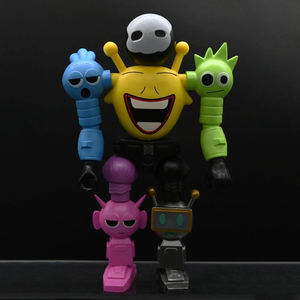 NEW 17cm Game Sprunki Assemble Robot Action Figures Model Desktop Ornaments Decoration Dolls Kids Toys Christmas Party Gifts
