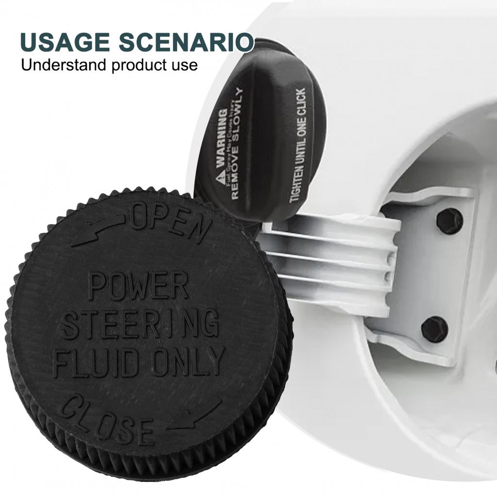 Plug-and-play Tank Cap Power Steering Replacement Components