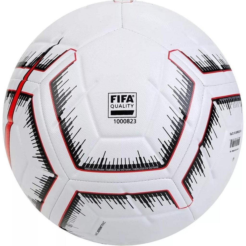 Nike Size 5 Ball Soccer Ball PVC Machine Stitched Soccer Ball Unisex White Red SC3937-100