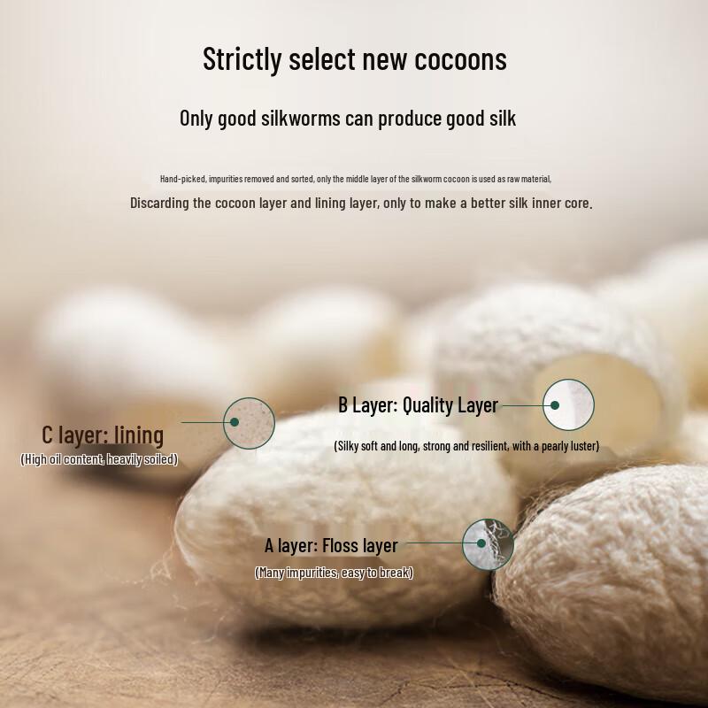 Beyond Home Textile Antibakterielle Tussah-Seidendecke