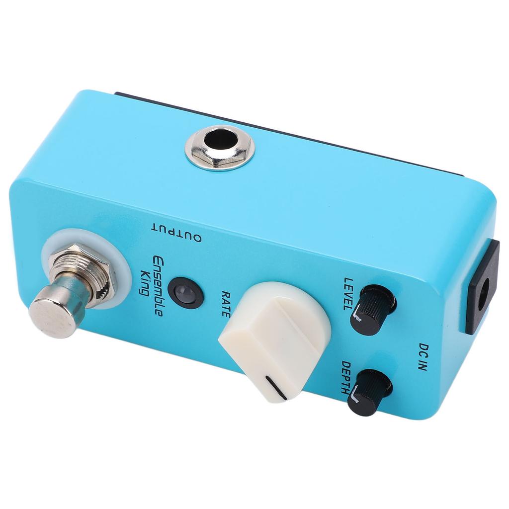 Analog Chorus Pedal Metal Electric Guitar Effect Pedal with True Bypass Switch LED Indicator