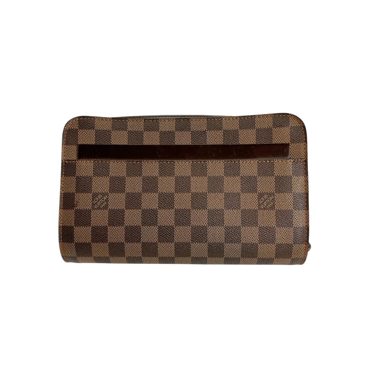 

Louis Vuitton Ділова сумка Saint Louis Damier Ebene Полотно Damier Коричнева N51993 Вживана