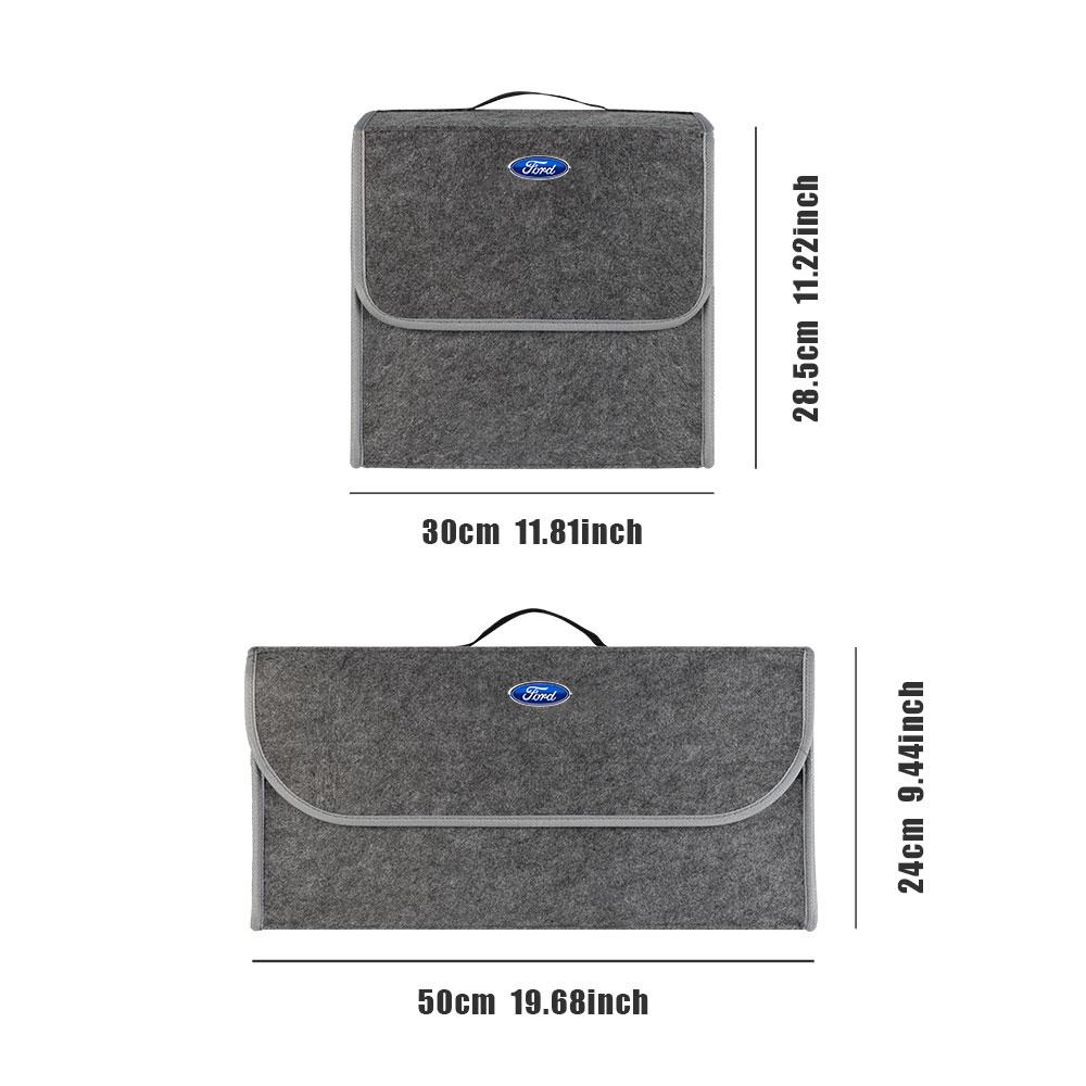 Car Trunk Large Capacity Sundries Storage Box Organizer Bag Tool Case For Ford Focus Mondeo Kuga Fiesta MK7 Escort Explorer Edge 2 4 MK2 MK4