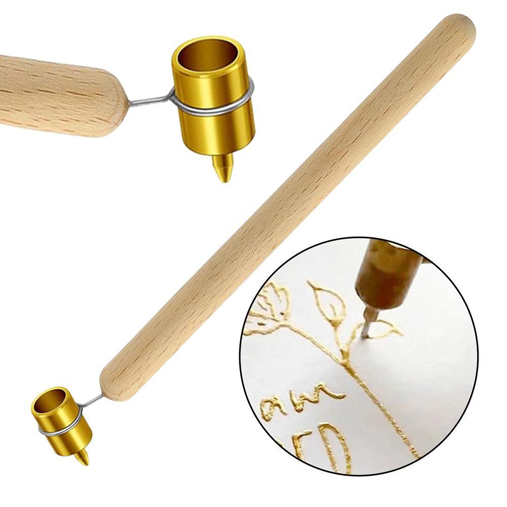 Pysanka Painting Brass Tip Kistka 0.6mm 0.4mm 0.3mm Drawing Paint Slanting Fine Line Paint Pen Fluid Writer Detailing Fine Line