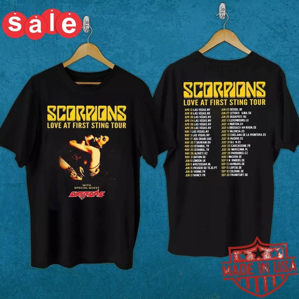 Scorpions Love At First Sting Tour 2024 Gift For Fans Unisex S-5XL Shirt Unisex T-Shirt XXXL