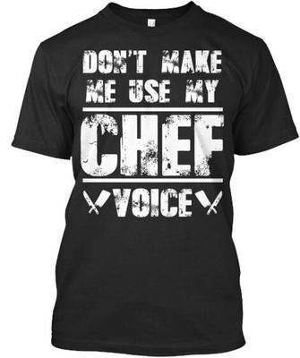 Benutz nicht meine Kochstimme T-Shirt Hergestellt in den USA Größe S bis 5XL