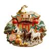 Chinese Zodiac Refrigerator Magnet - Creative Cultural Souvenir In National Chinese Style.