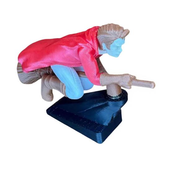 

Декорація для автомобіля Динамічний ефект польоту Іграшка зі стійкою Нековзкою основою Панель приладів Автомобільна Лялька, що літає Дрифт Поворот Чарівник Мітла Декор Boy рожевий