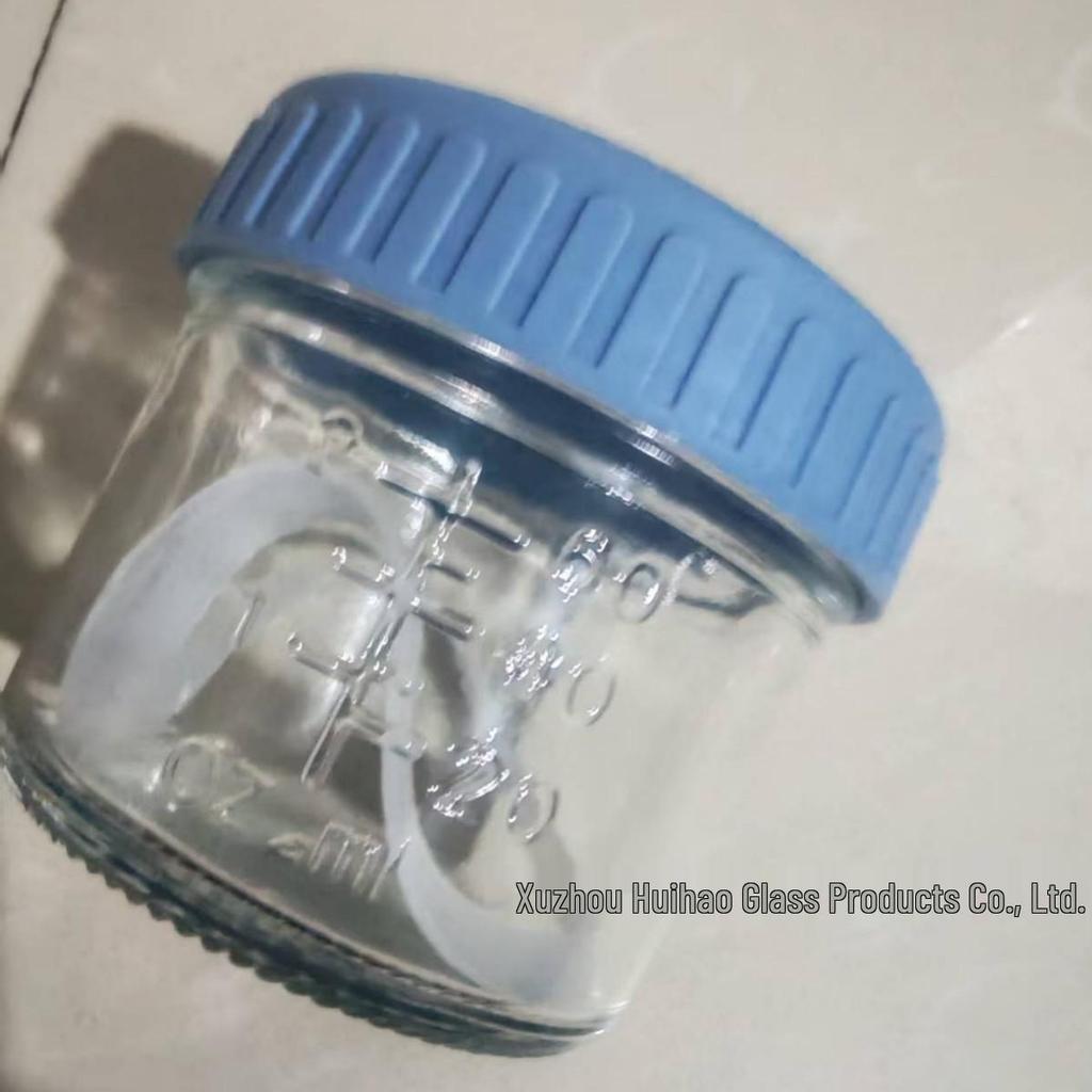 Available Mason Glass Bottle - 120ml Baby Food, Jam, Caviar, and Thickened Sealed Jar