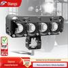 Dual-Beam Four-Eye LED Motorcycle Headlight - Waterproof with High/Low Beams