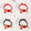 2024 New Year Hair Tie Zodiac Dragon Elastic Hair Bands Women Girls Hair Rope