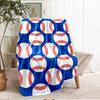 Baseball Theme Printed Blanket - Perfect for Couch, Bed, Travel & Outdoor Use | Machine Washable, Cozy & Durable.