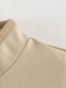 New autumn models, fashionable and casual style, versatile knot buckle temperament jacket, short coat