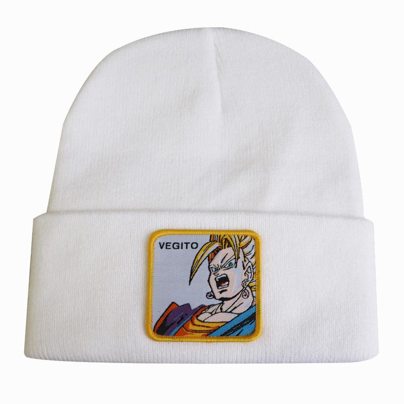 Anime merchandise Dragon Ball character Vegetto VEGITO Knitted hat, woolen hat, hip-hop ski pullover hat