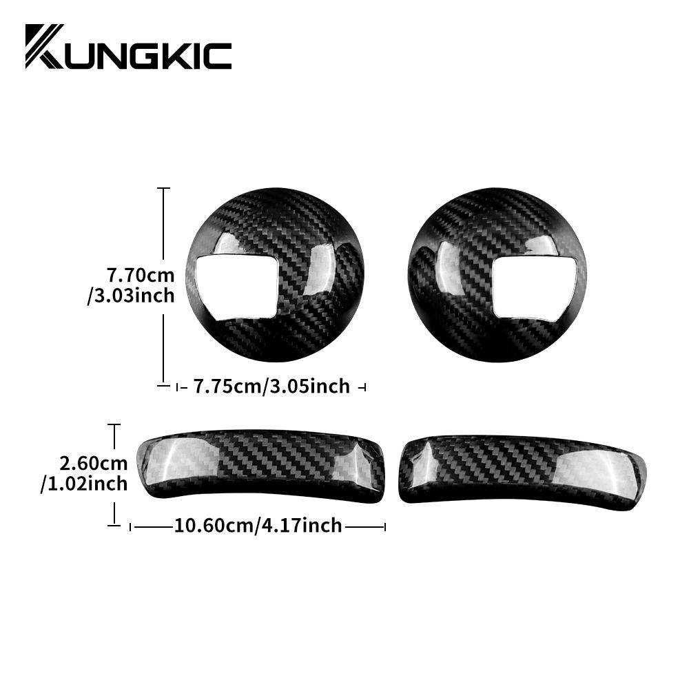 Real Hard Carbon Fiber For Fiat 500 2008-2010 2011 Abarth 595 695 2012 2013 2014 2015 2016 2017 2018 2019 2020 2025 2025 2025