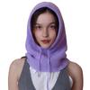 Men's and Women's Hats, Scarves, Integrated Drawstring, Balaclava Hats, Women's Winter Rabbit Fur Retro Pullover Knitted Hats