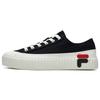 Gear Canvas Slip Resistant Durable Lightweight Low Top Skate Shoes Women Sneakers Black F12W124342FBK