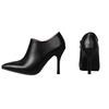 Bottines élégantes pour femmes Escarpins Mode Sexy Bout pointu Rouge Blanc Noir Talon haut Chaussures de fête Mariage Dames Grande taille