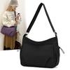 Spring and summer new waterproof nylon cloth messenger bag large capacity lightweight women's shoulder bag light puff series tote bag