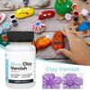 1pc 120ML Gloss Varnish For Air Dry Clay Glaze Clay Gloss Clay Varnish High Gloss Varnish Long-Lasting Multiusing Glossy