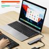 7-in-1 USB-C Hub Type-C to HDMI + USB 3.0 x1 + USB 2.0 x2 + SD + TF + Audio Docking Station for Phone/Laptop/Tablet