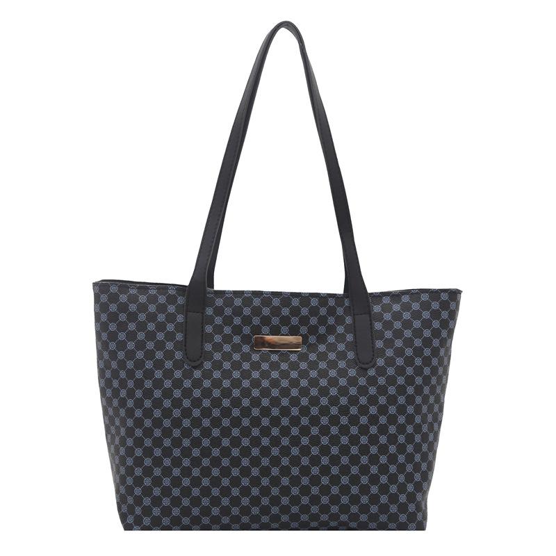 Torby Damskie torby Retro torby na ramię z nadrukiem w kratkę o dużej pojemności Modne torby typu tote