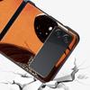 Hard PC Phone Case For Samsung Galaxy Z Flip 7 6 5 4 Black Cover For Galaxy Z Flip 3 Foldable Shockproof Cute Black Big Eyes Bag