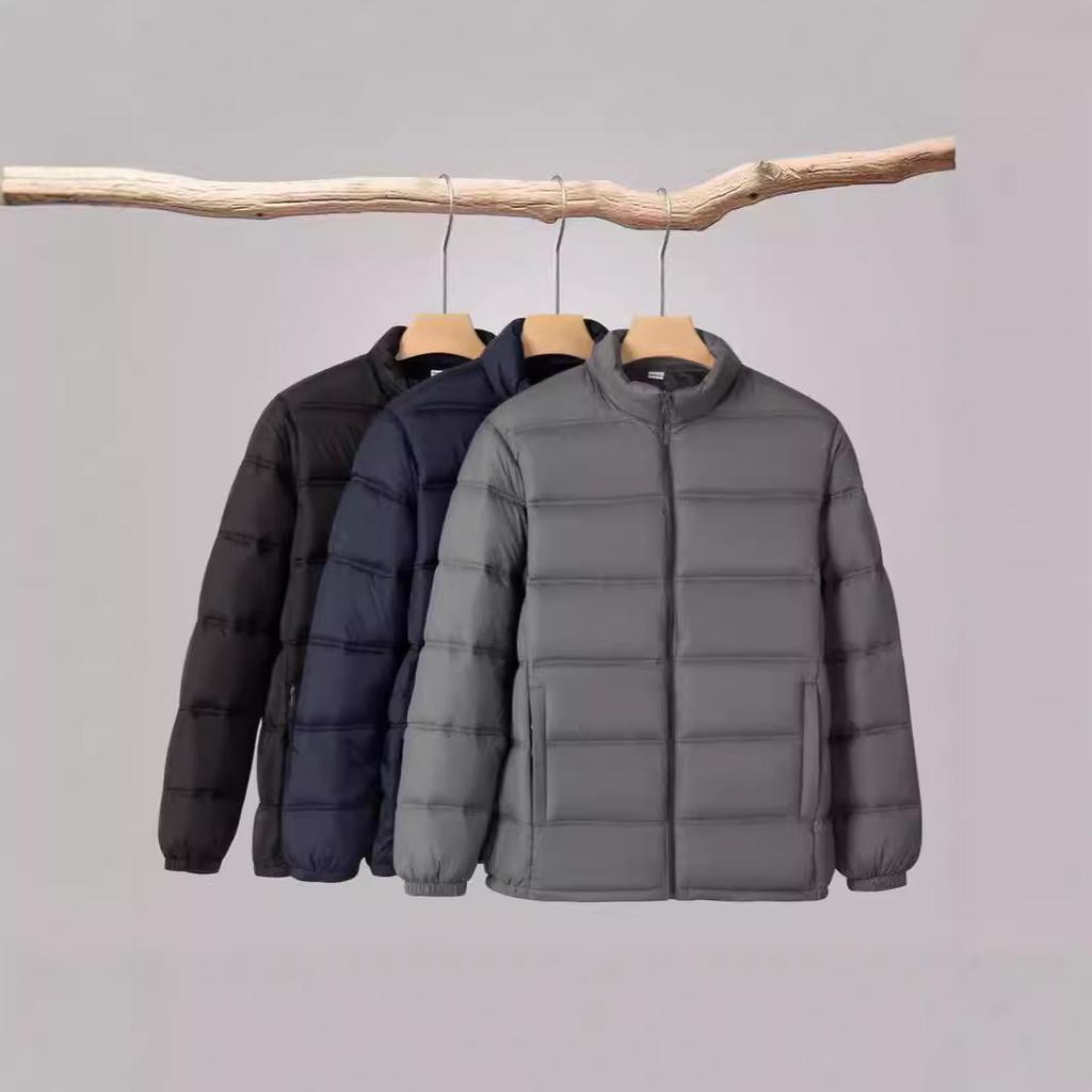 Men's Cotton Coat, Stand Up Collar Cotton Jacket, Thick Cotton Coat, 2025 New Style, Winter Clothing, Outerwear, Warm, Simple Design