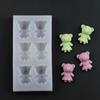 Bear Silicone Mold Fondant Molds For Cookie Decorating Bear Candle Molds For Candle Making Cake Decorating Molds