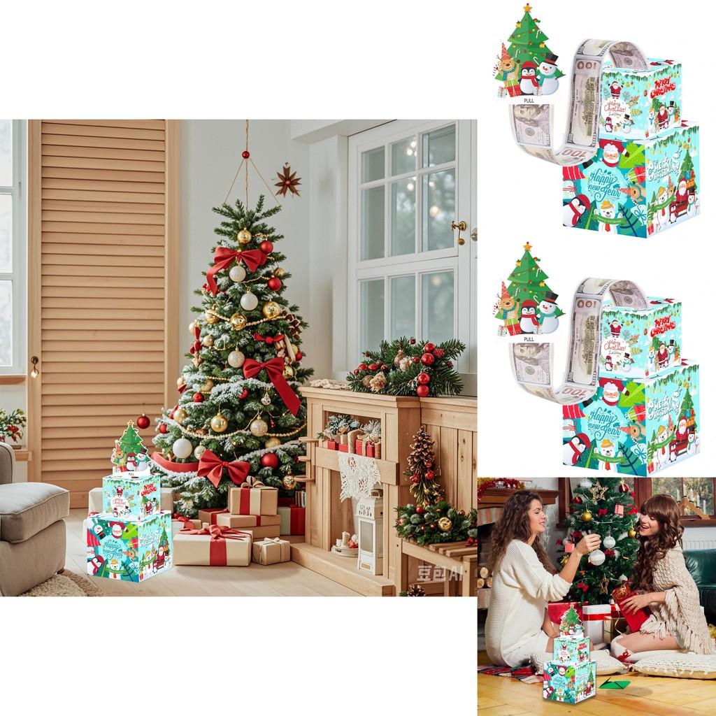 Christmas Gift Box With Cardboard Material For Holiday Party Decor And Surprises