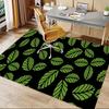 1PC Leaf Pattern Carpet Office Rug Mat Home Decor Area Carpet Festival Gift Office Desk Chair Carpet Longlasting Material