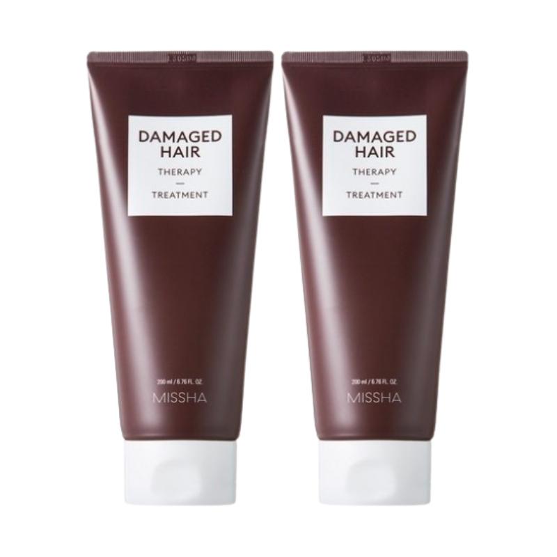 MISSHA Damaged Hair Therapy Treatment 200ml | Silky Hair Care for Damaged and Dry Hair | K-Beauty Deep Repair Conditioner