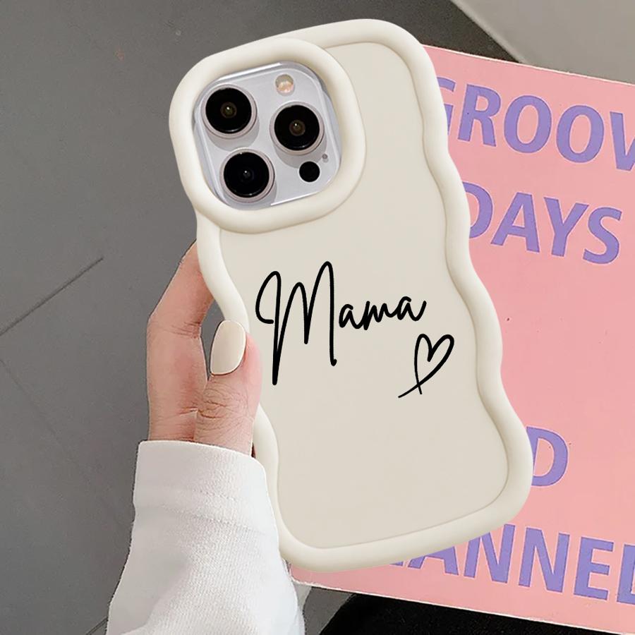 

Чехол для iPhone 12 15 Plus 8 13 17 Air 14 11 16 Pro Max XR Мягкий чехол для телефона Рисунок Мамы iPhone 13 Pro Max