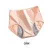 Women's High-Waist Antibacterial Cotton Menstrual Briefs - Leak-Proof Period Underwear for Girls