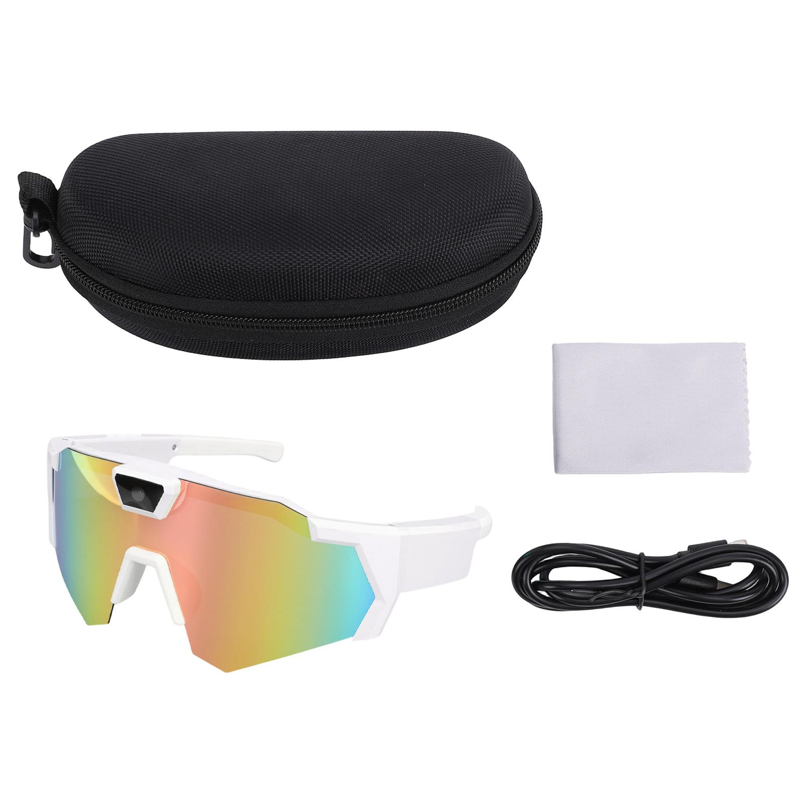 

Smart POV Sunglasses 1080P HD Wind Proof 120° Wide Angle Lens Loop Recording POV Sports Glasses Smart Action Recording Glasses