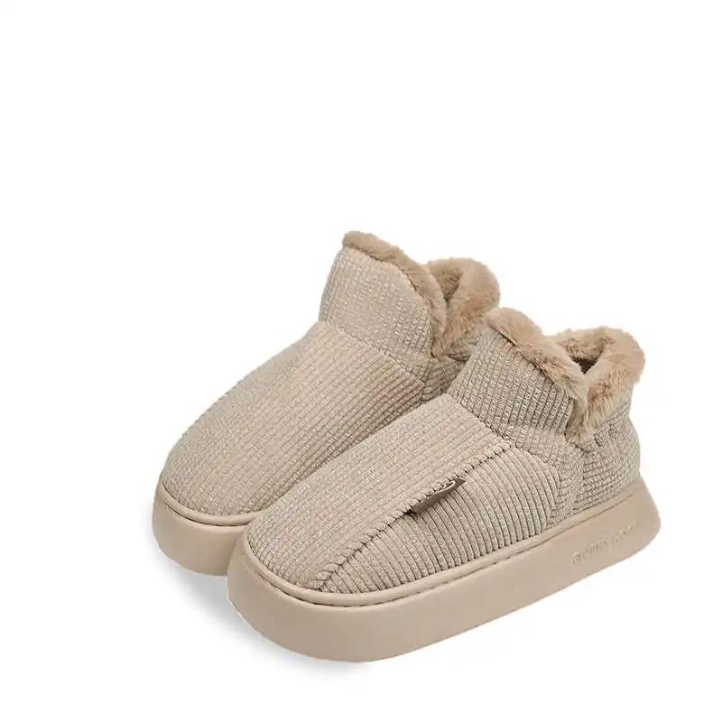 Fashion Super Lightweight Light Boots With Big Soles Oxford Women Shoes Medium Heel Black Heels Woman Sneakers Sport Practice Out
