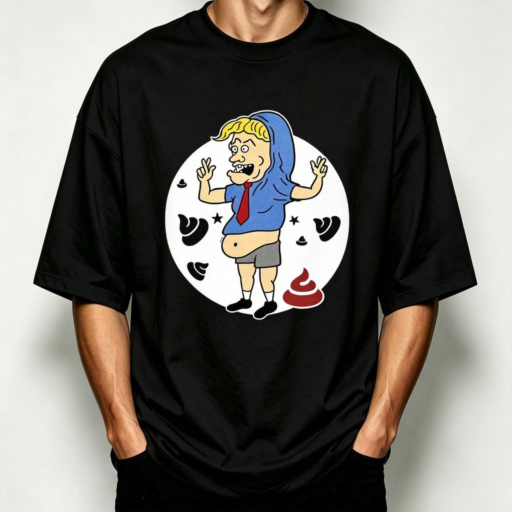 Modal Unisex Tshirt Vintage Funny Cartoon Graphic Print Oneck Short Sleeve Hip Hop Streetwear Loose Daily Casual Tees Tops