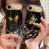 Der Goldene Schmetterling Für IPhone 17Pro Max 16 17 Pro 15 Pro 14 13 Plus 12 Mini 11Pro Max XR 16E 17Air Goldene Glas-Handyhülle