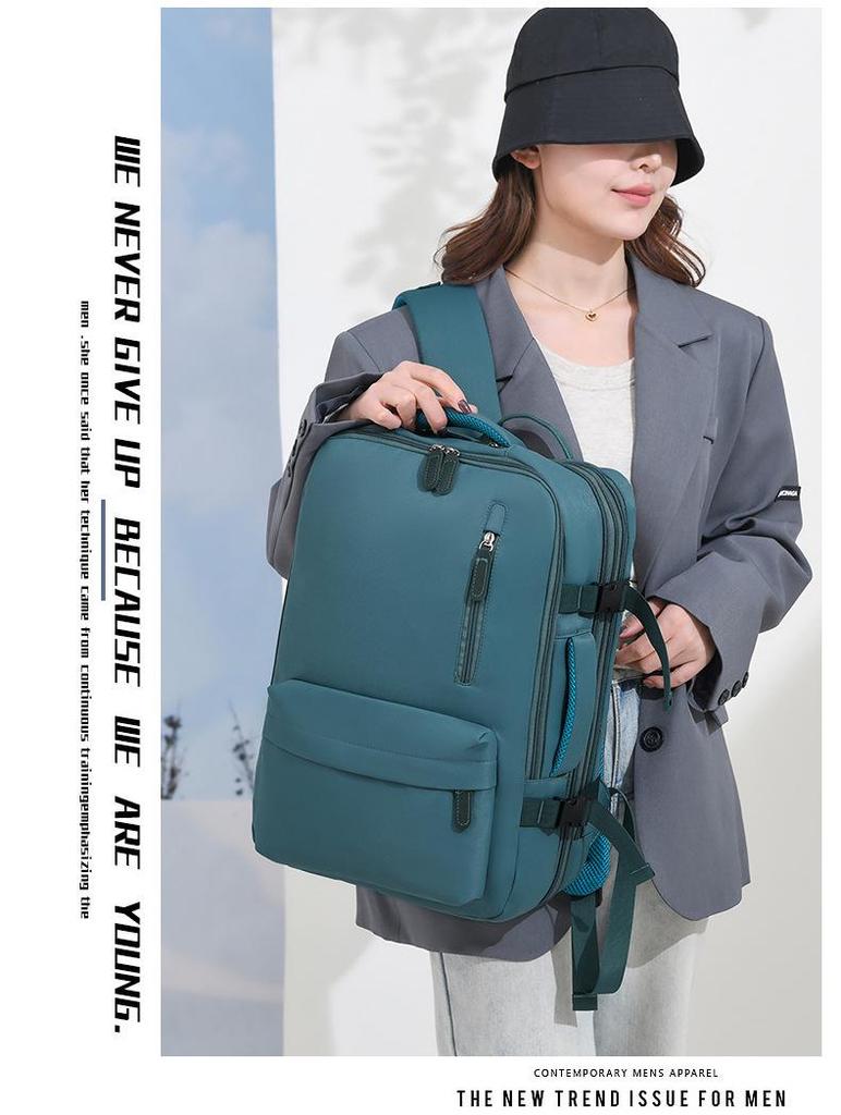Expandable Large Capacity Backpack for Students and Commuters - Suitable for Travel, Laptops, and Daily Use
