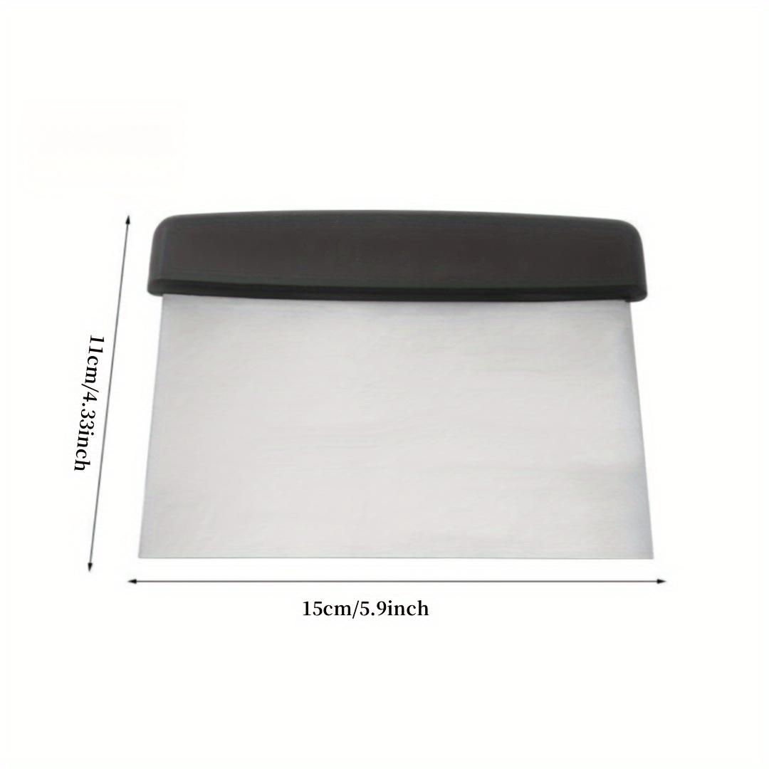 Скребок и измельчитель из нержавеющей стали для резки теста и муки, скребок для измельчения кишок, скребок для блинов для ресторана чёрный