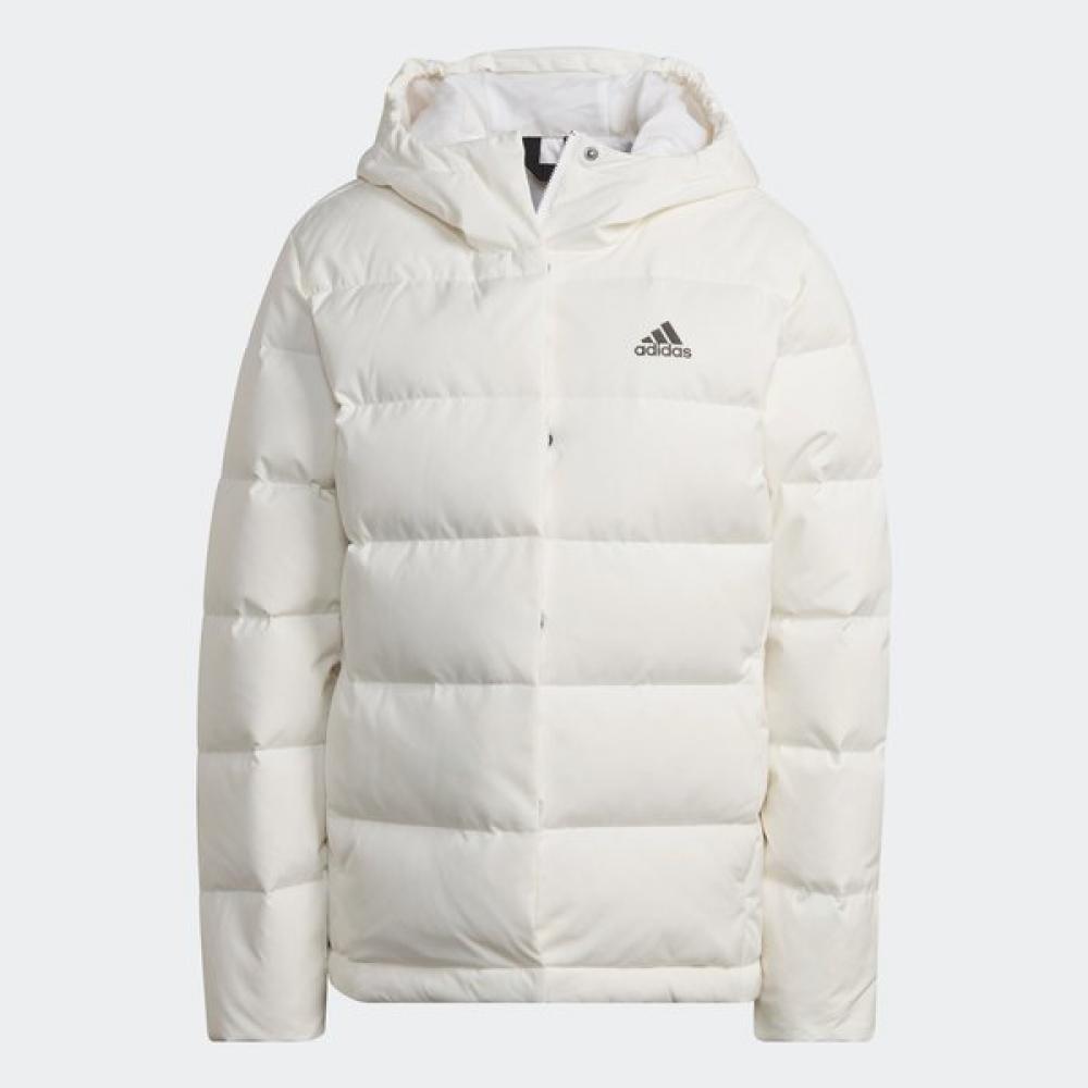 

AdidaS Galleria Women S SportSwear Helionic Hoodie Down Jacket WHITE/AL