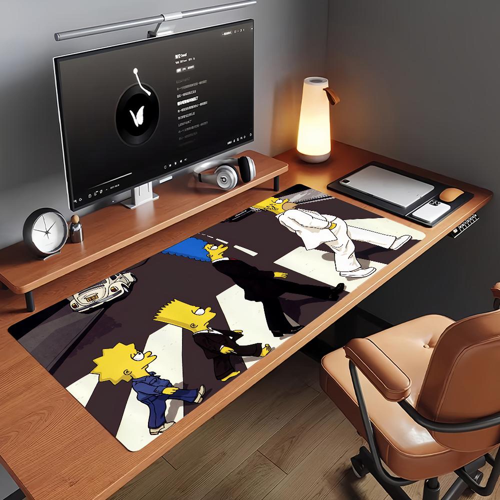 Cartoon The S-Simpsons-S Mouse Pad Computer Laptop Rubber Non-slip Mouse Mat Mousepad Gamers Decoracion Desk Mat