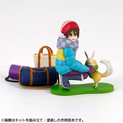 Kaiyodo ARTPLA Yurucamp Camp Set (Unpainted, Unassembled Plastic Model Kit) AP002