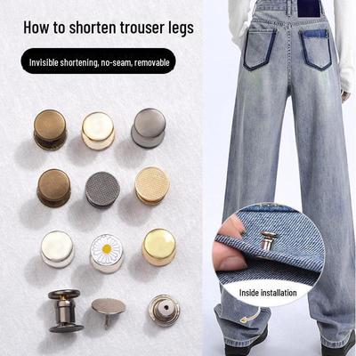 Unsichtbarer Hosenumschlag-Clip: Anti-Wischen, Nahtlose Schnalle für Beinverschluss