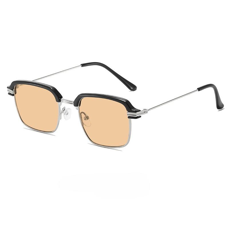 New Stylish Men's Blue Light Blocking Glasses Women Fashion Elegant Computer Eyewear for Gaming Colorful Half Frame Spectacles