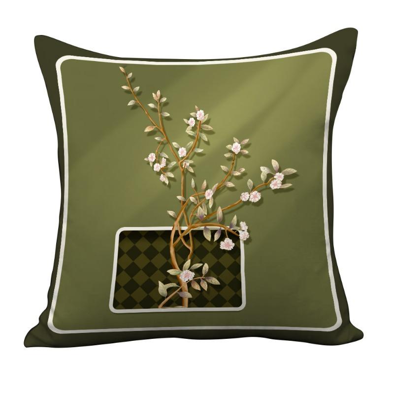 Nordic Retro Light Luxury High-end Pillowcase Living Room Bedside Sofa Pillow Bedroom Cushion Pillow Case