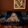 Singer K-Kim P-Petras Blanket Super Warm Comfortable Plush Throw Blanket Child Home Sofa Bedroom Gift
