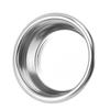 2PCS Coffee Portafilter Basket 58mm Stainless Steel 2 Cups Single Layer Filter Basket for Portafilte