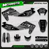 MCHMFG Graphics Decal Stickers Kit For Husqvarna TE 250 2001 2002 2003 2004 SM 450 2002 2003 2004 Number Name Background